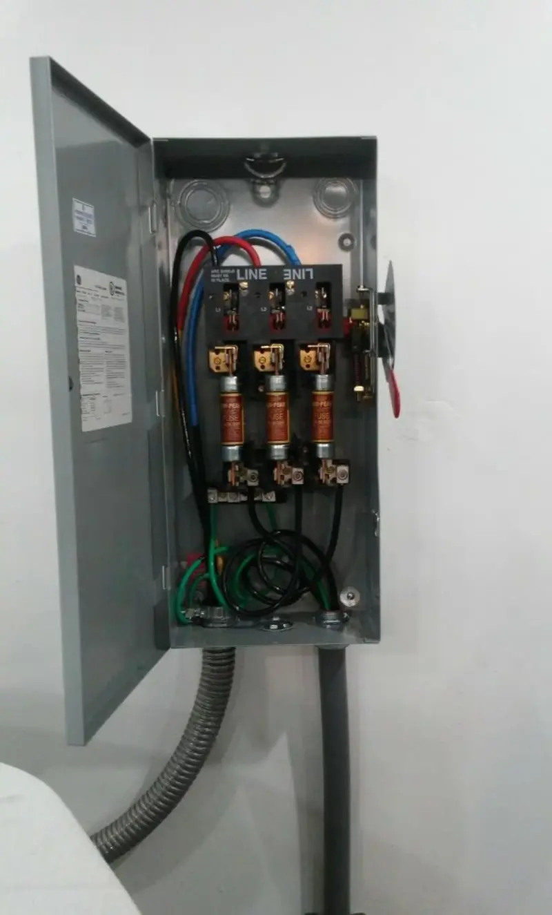 Three-phase disconnect switch installed for Electrical Wiring & Rewiring in Indian River Shores